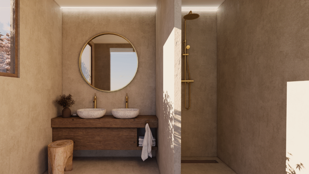 Wabi Sabi Bathroom Design
